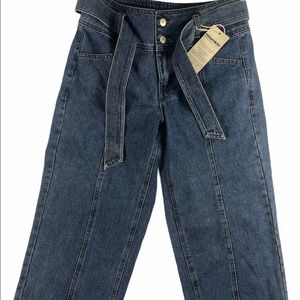 Highway Women’s Wide Waist Crop Jeans Size 7/8